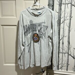 Vintage Beaver Creek Colorado Long Sleeve Ski Shirt